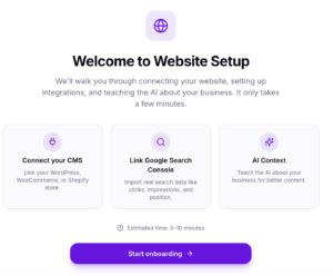 Onboarding